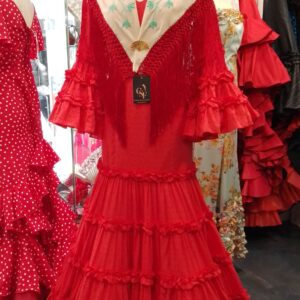 Traje de flamenca canastero