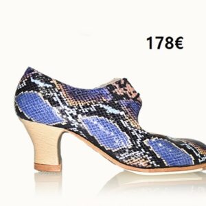 39 cordonera serpiente fantasia azul lacado