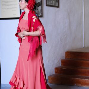 VESTIDO CRESPON CORALINA